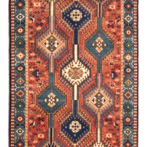 Tapete Persa - Nomadic - 125 x 80 cm - vermelho