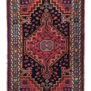 Tapete Persa - Nomadic - 128 x 86 cm - azul escuro