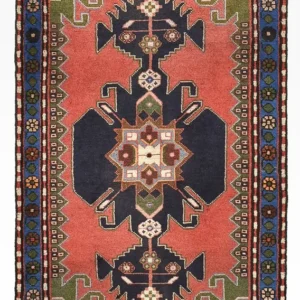 Tapete Persa - Nomadic - 128 x 71 cm - vermelho