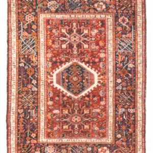 Tapete Persa - Nomadic - 130 x 108 cm - vermelho claro