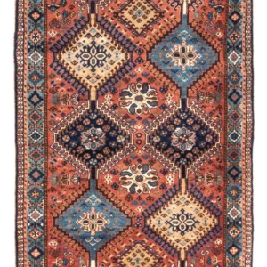 Tapete Persa - Nomadic - 130 x 82 cm - vermelho