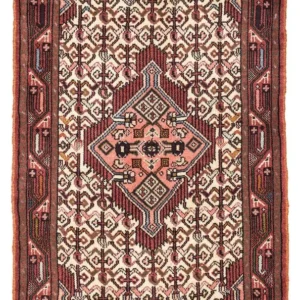 Tapete Persa - Nomadic - 131 x 80 cm - vermelho escuro