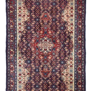 Tapete Persa - Nomadic - 135 x 67 cm - azul escuro