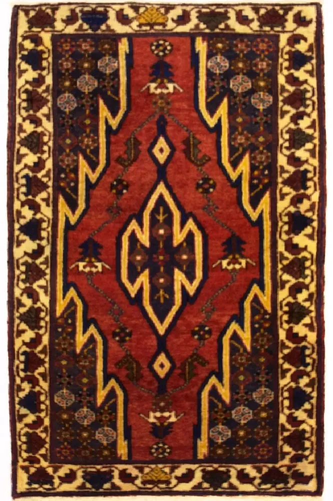 Tapete Persa - Nomadic - 135 x 85 cm - vermelho