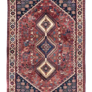 Tapete Persa - Nomadic - 146 x 100 cm - vermelho claro