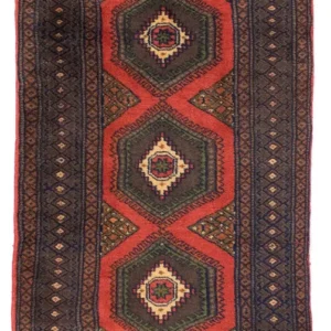 Tapete Persa - Nomadic - 146 x 75 cm - vermelho