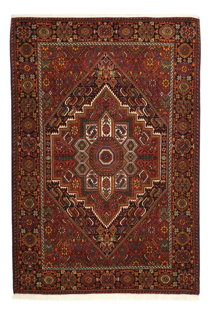 Tapete Persa - Nomadic - 150 x 100 cm - vermelho escuro