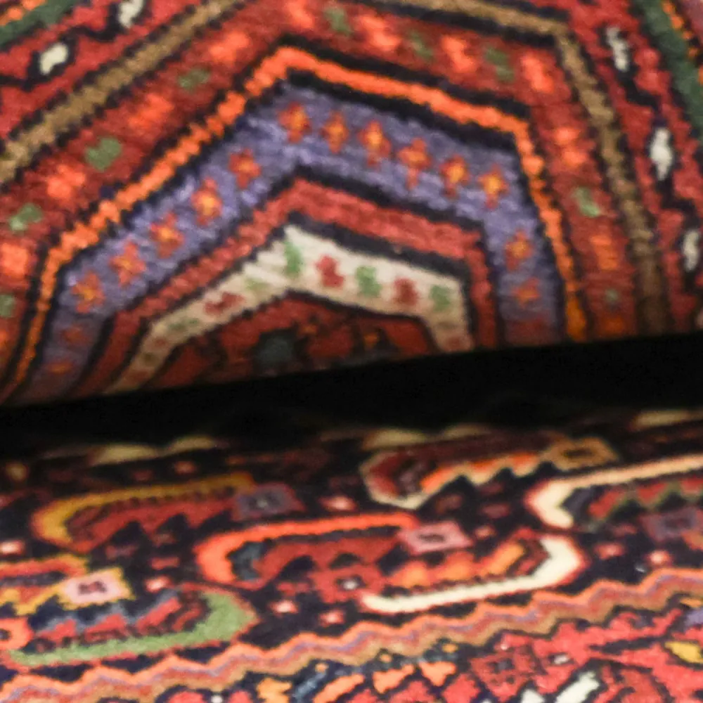 Tapete Persa - Nomadic - 150 x 100 cm - vermelho escuro