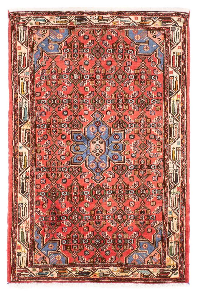 Tapete Persa - Nomadic - 150 x 102 cm - vermelho