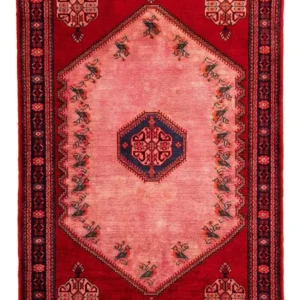 Tapete Persa - Nomadic - 155 x 103 cm - vermelho claro