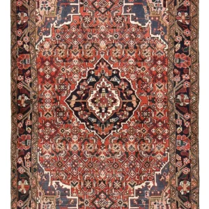 Tapete Persa - Nomadic - 156 x 105 cm - vermelho escuro