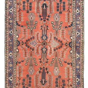 Tapete Persa - Nomadic - 191 x 129 cm - vermelho claro