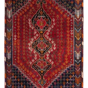 Tapete Persa - Nomadic - 211 x 155 cm - vermelho