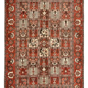 Tapete Persa - Nomadic - 297 x 205 cm - vermelho escuro