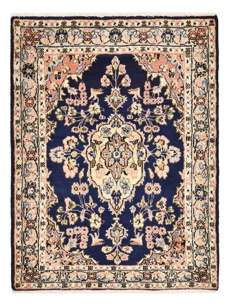 Tapete Persa - Nomadic - 87 x 65 cm - azul escuro