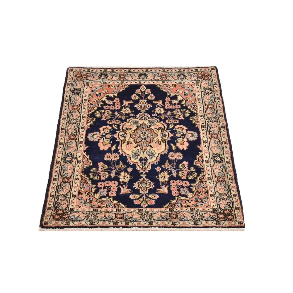 Tapete Persa - Nomadic - 87 x 65 cm - azul escuro
