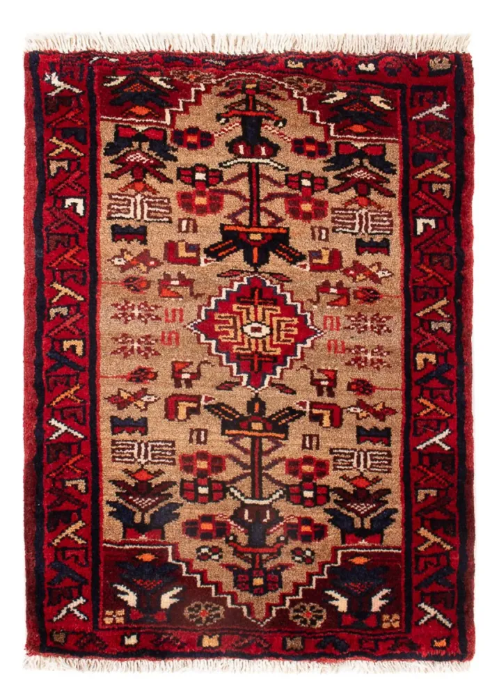 Tapete Persa - Nomadic - 66 x 50 cm - castanho