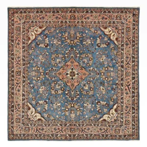 Tapete Persa - Nomadic praç - 211 x 206 cm - azul