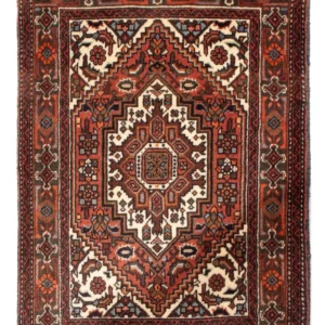 Tapete Persa - Nomadic - 90 x 61 cm - vermelho