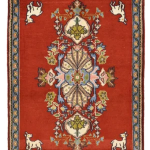 Tapete Persa - Nomadic - 82 x 62 cm - vermelho