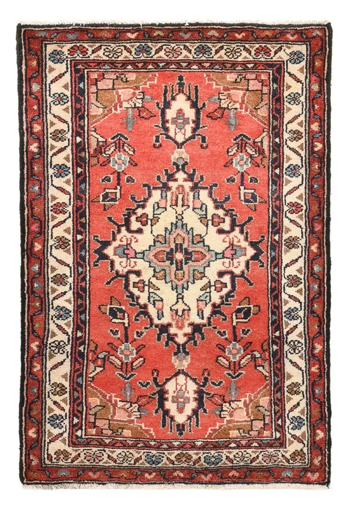 Tapete Persa - Nomadic - 94 x 61 cm - vermelho