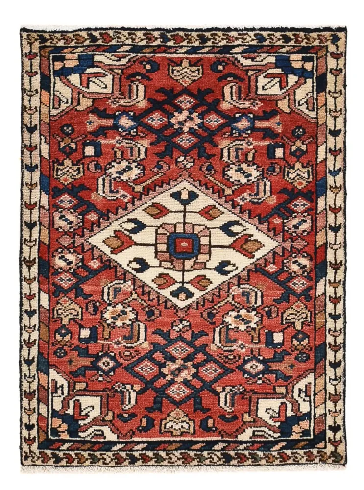 Tapete Persa - Nomadic - 75 x 56 cm - vermelho