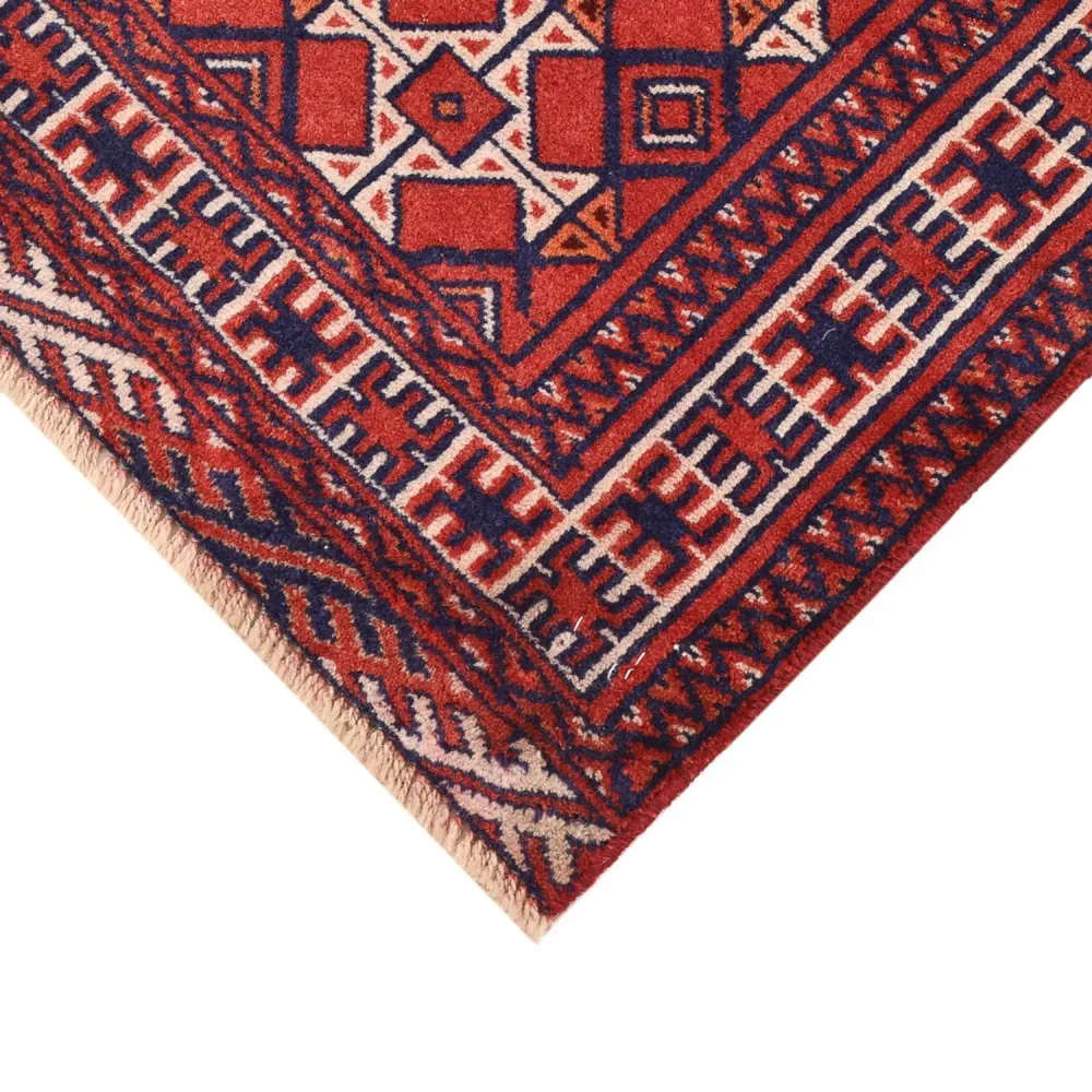 Tapete Persa - Nomadic - 92 x 70 cm - vermelho escuro
