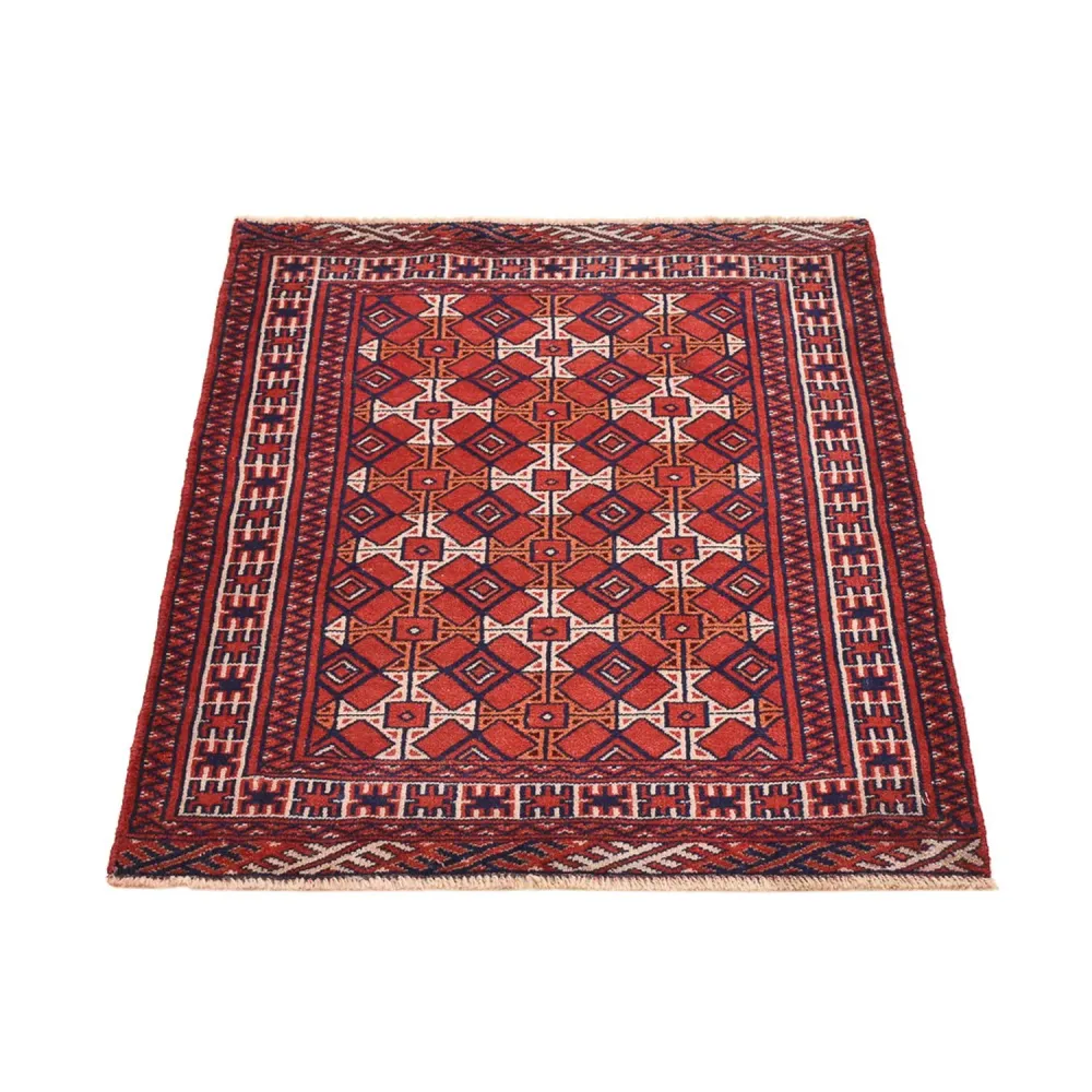 Tapete Persa - Nomadic - 92 x 70 cm - vermelho escuro