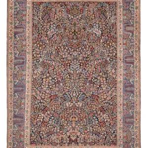 Tapete Persa - Royal - 298 x 202 cm - vermelho escuro