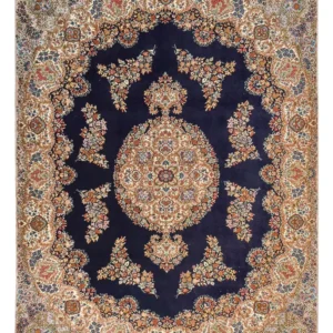 Tapete Persa - Royal - 340 x 257 cm - azul escuro