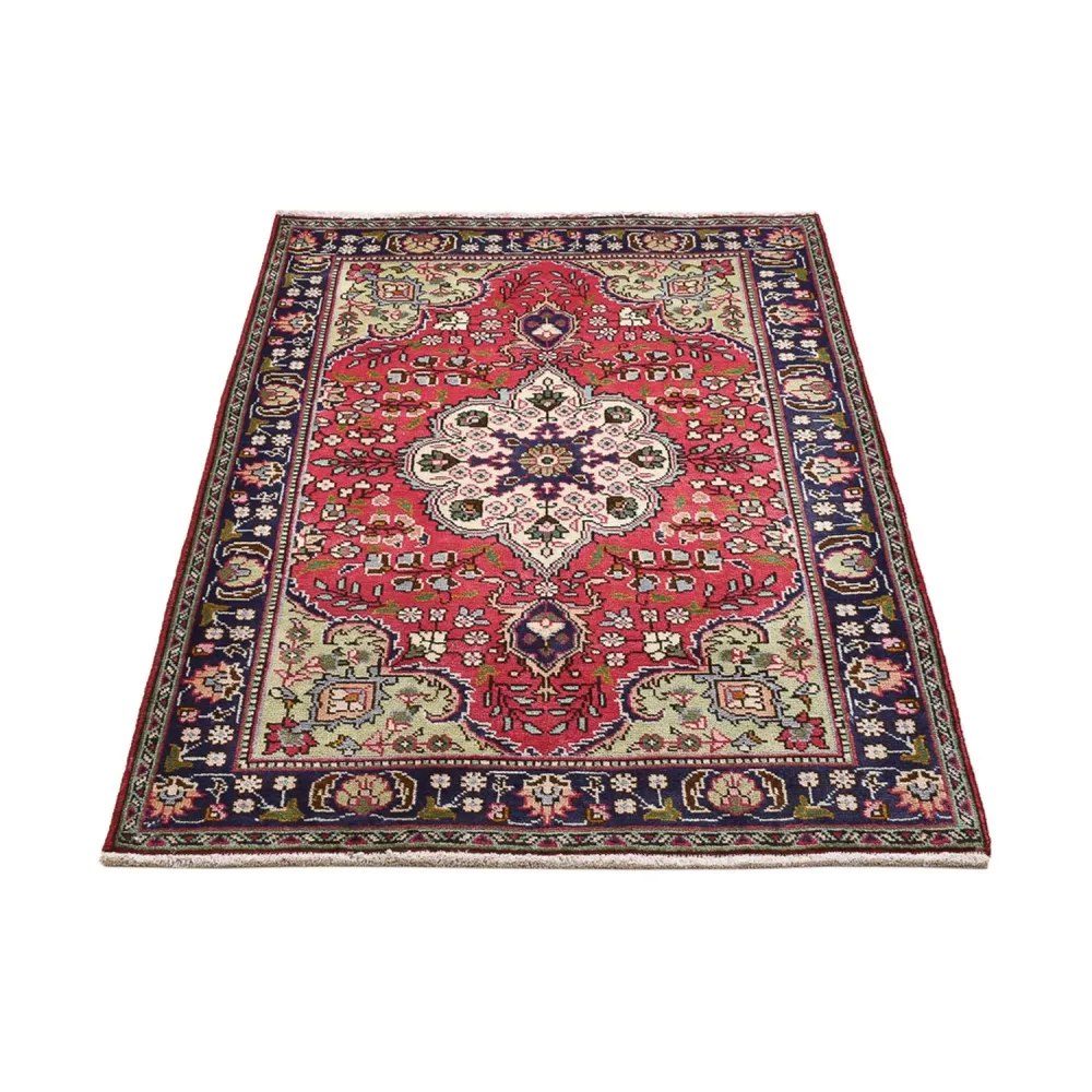 Tapete Persa - Tabriz - 143 x 100 cm - vermelho claro