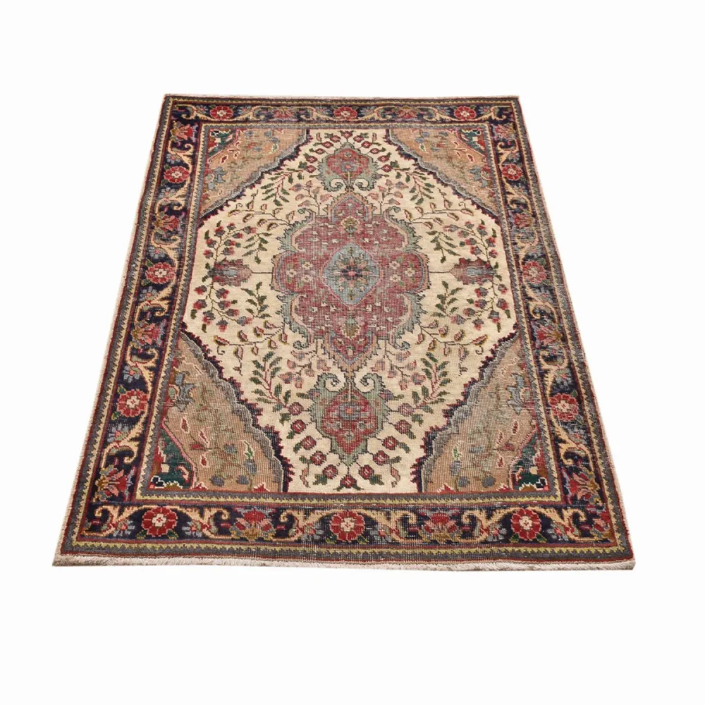 Tapete Persa - Tabriz - 146 x 98 cm - multicolorido