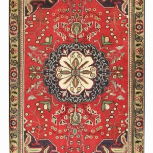 Tapete Persa - Tabriz - 155 x 100 cm - vermelho
