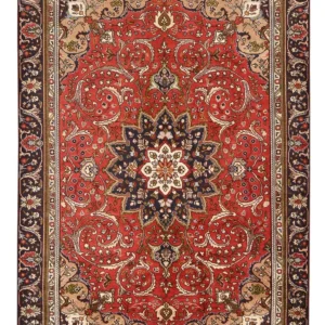 Tapete Persa - Tabriz - 253 x 177 cm - vermelho