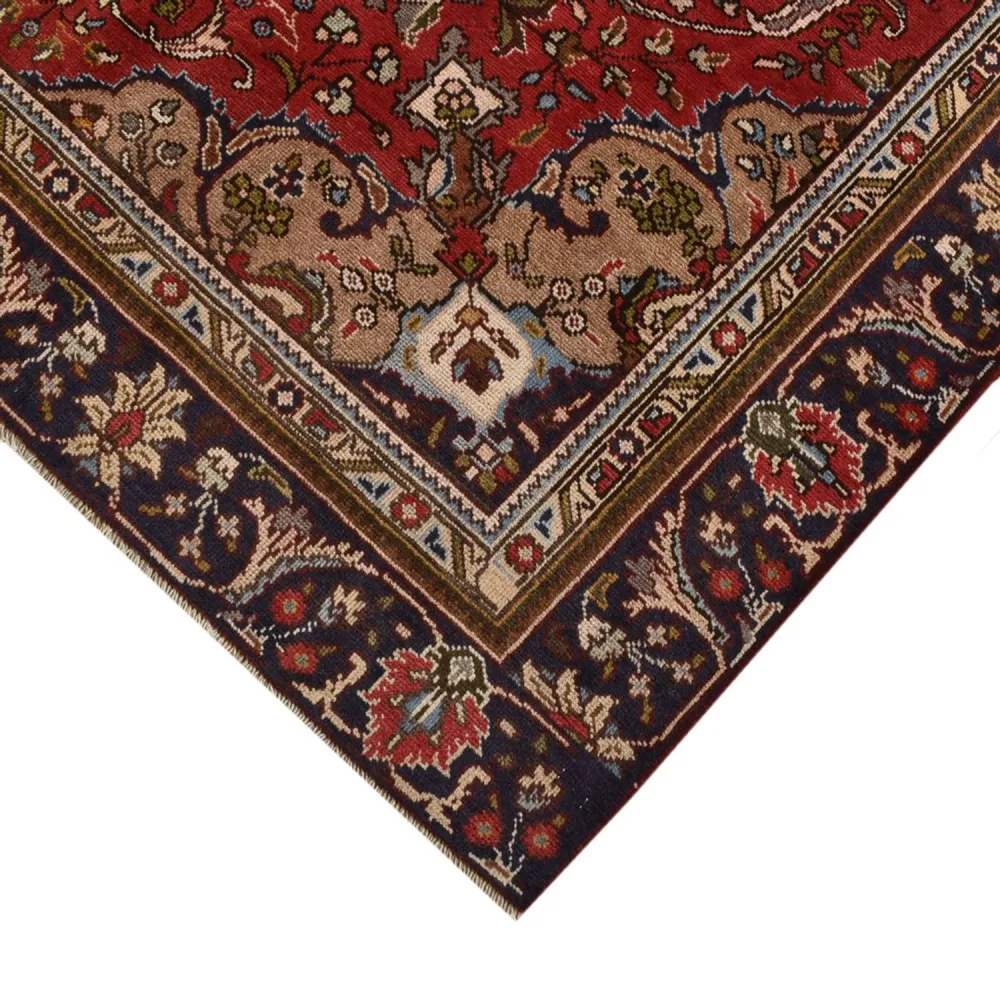 Tapete Persa - Tabriz - 253 x 177 cm - vermelho