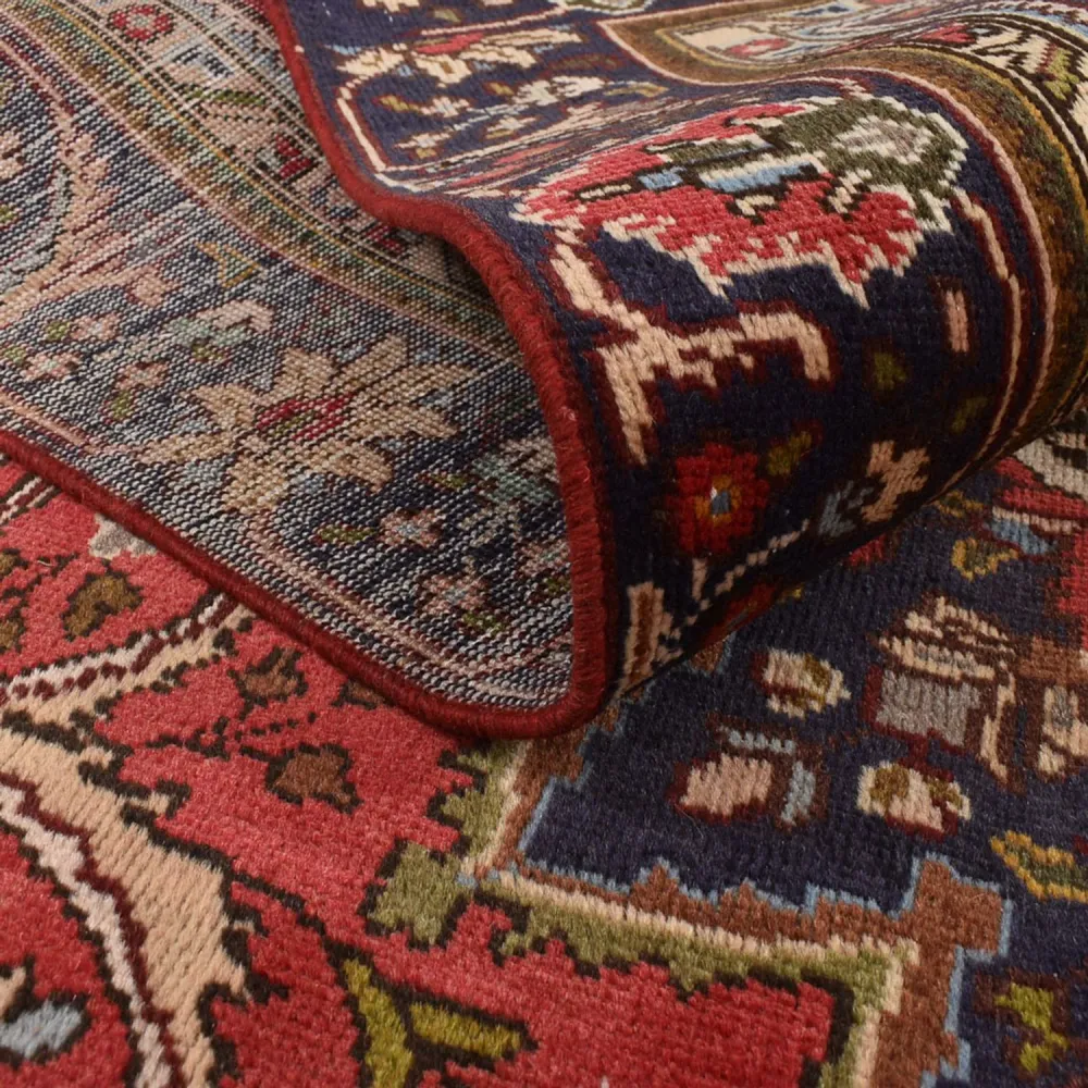 Tapete Persa - Tabriz - 253 x 177 cm - vermelho