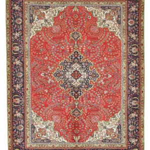 Tapete Persa - Tabriz - 275 x 190 cm - vermelho