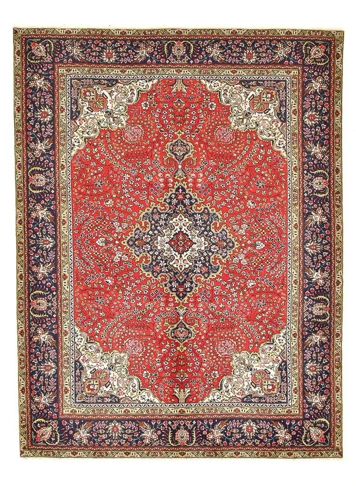 Tapete Persa - Tabriz - 275 x 190 cm - vermelho