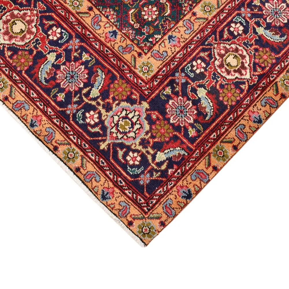 Tapete Persa - Tabriz - 286 x 197 cm - bordeaux vermelho