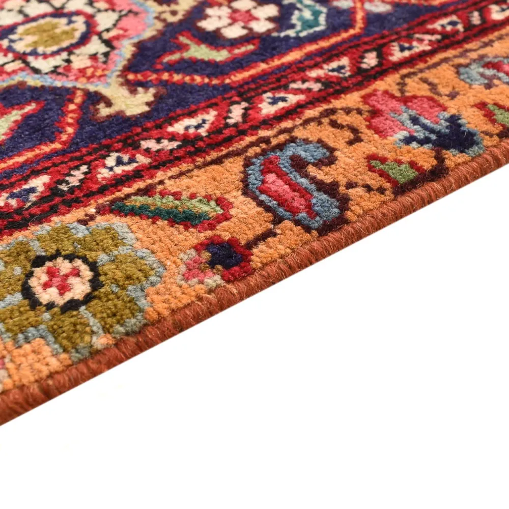 Tapete Persa - Tabriz - 286 x 197 cm - bordeaux vermelho