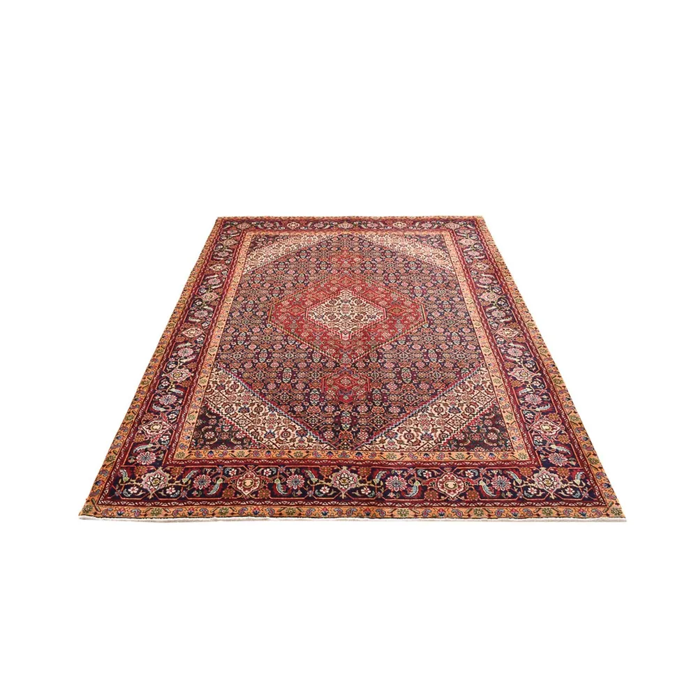 Tapete Persa - Tabriz - 286 x 197 cm - bordeaux vermelho