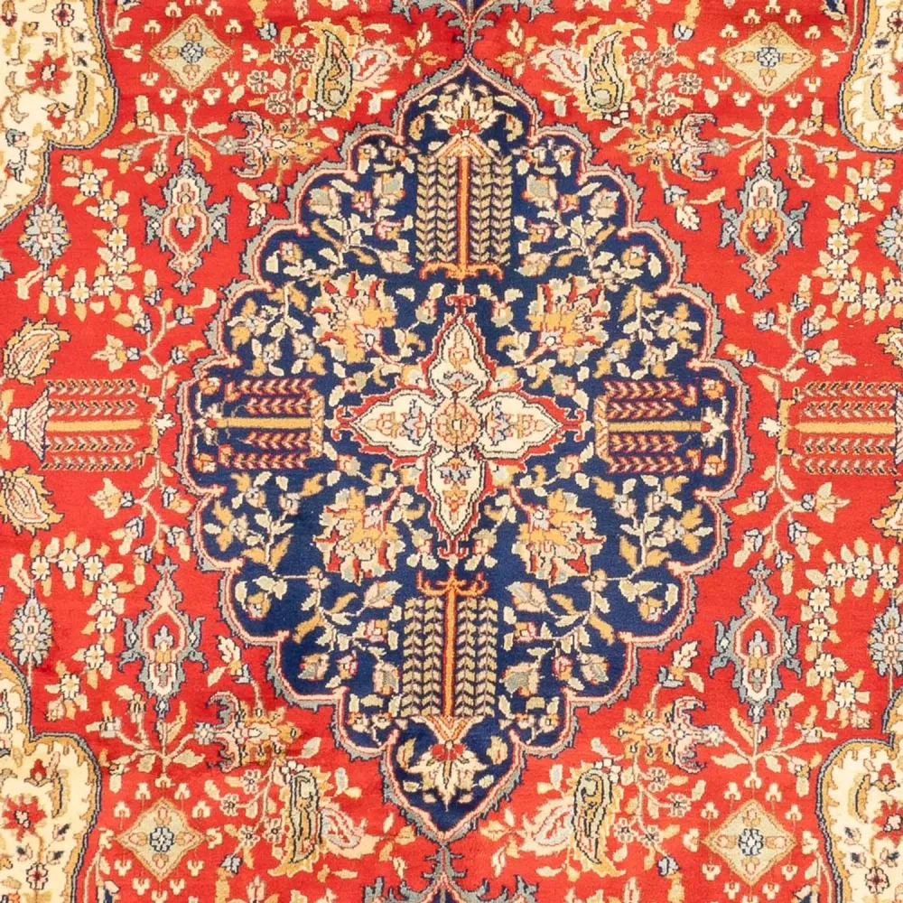 Tapete Persa - Tabriz - 289 x 186 cm - vermelho