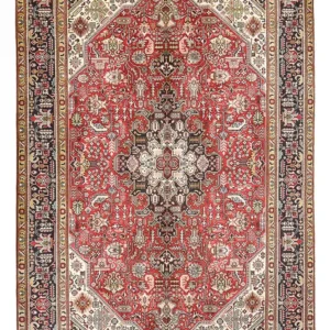 Tapete Persa - Tabriz - 290 x 196 cm - vermelho