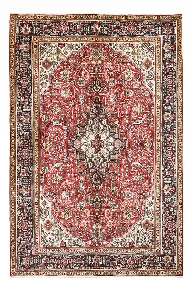 Tapete Persa - Tabriz - 290 x 196 cm - vermelho