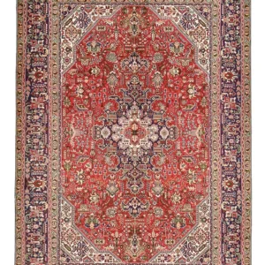 Tapete Persa - Tabriz - 290 x 200 cm - vermelho
