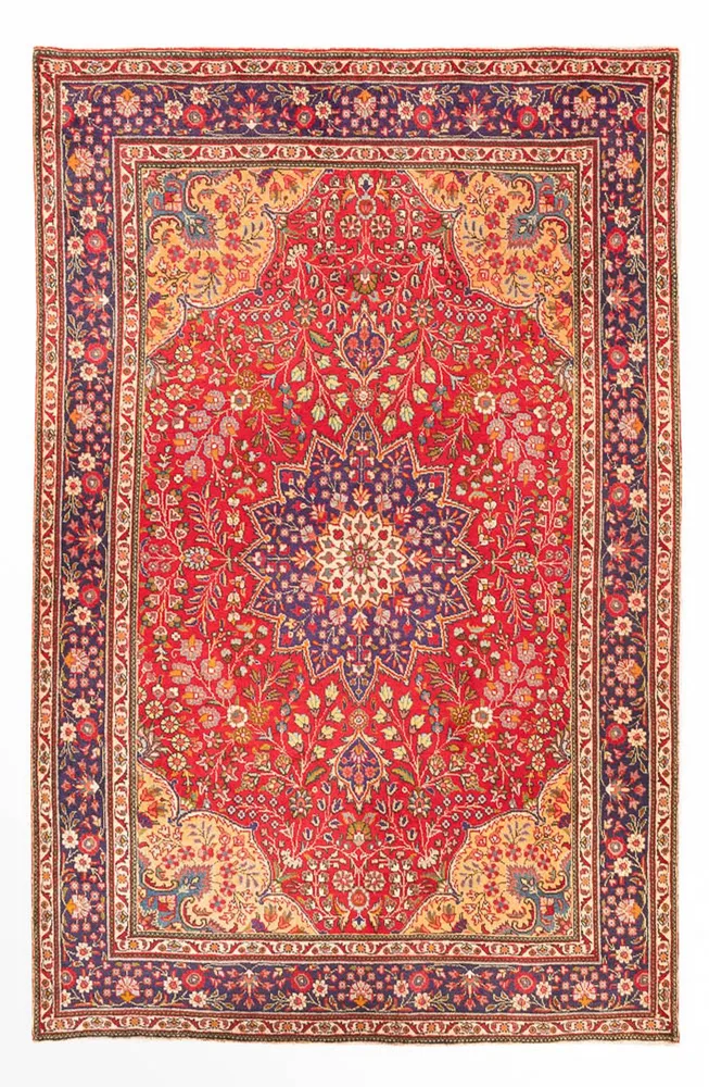 Tapete Persa - Tabriz - 295 x 200 cm - vermelho