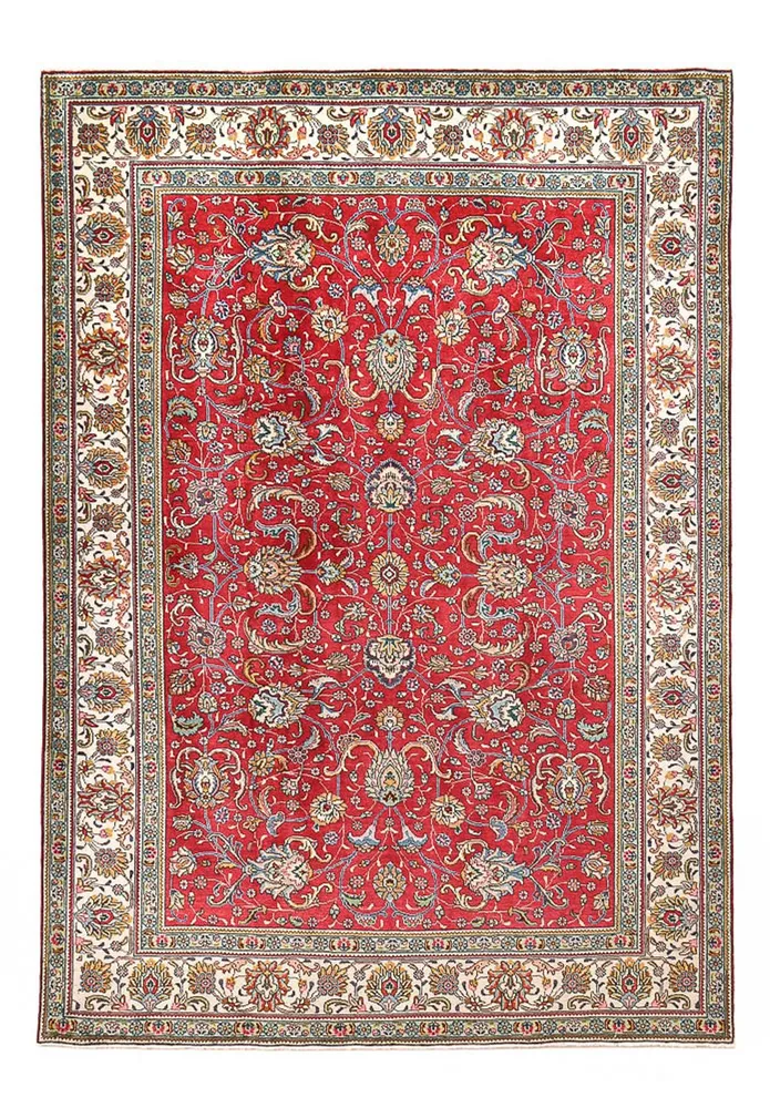 Tapete Persa - Tabriz - 342 x 240 cm - vermelho