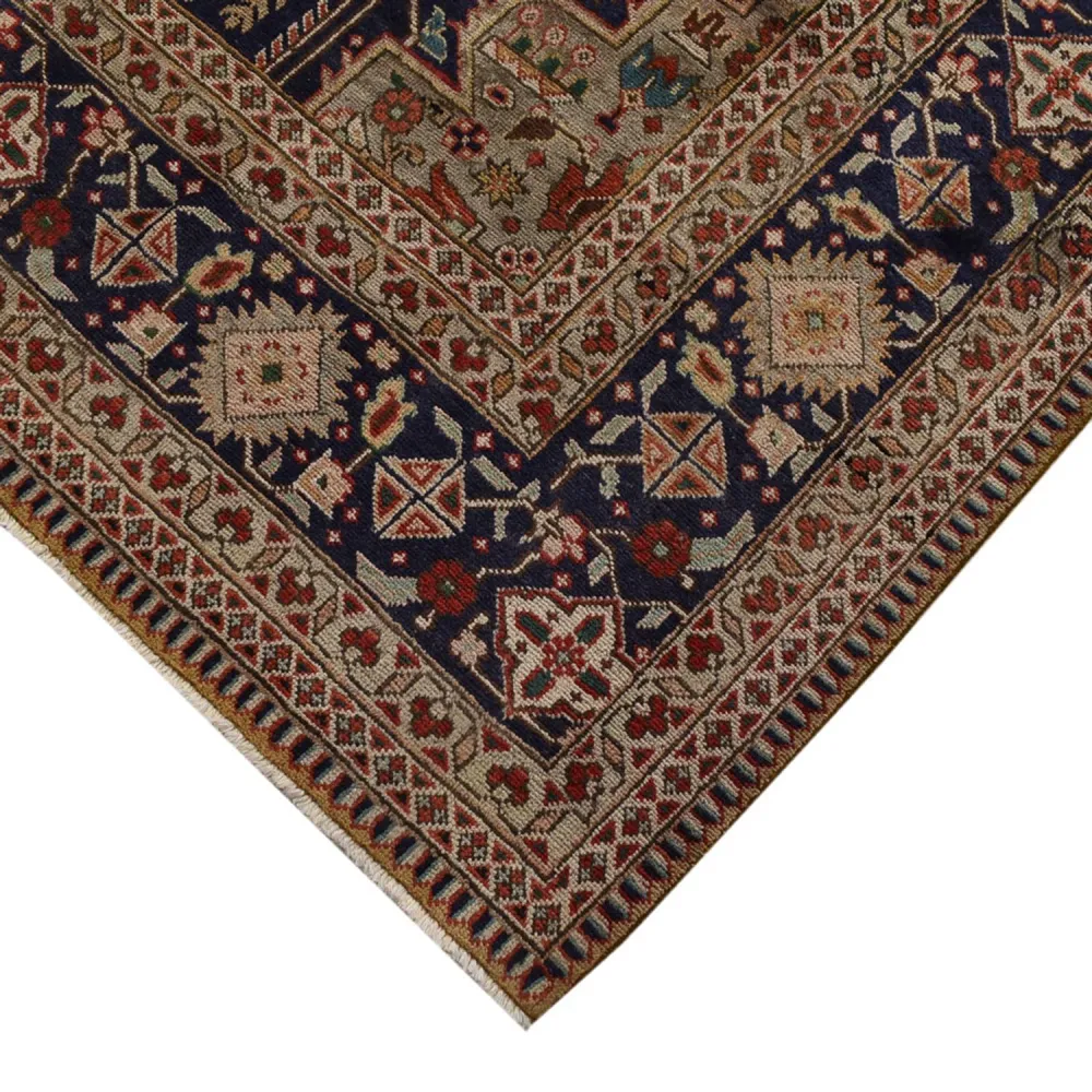 Tapete Persa - Tabriz - 354 x 237 cm - ouro