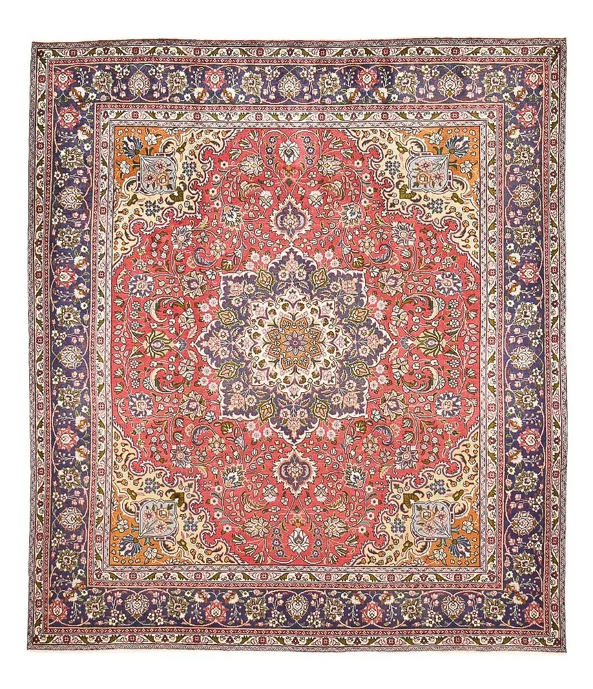 Tapete Persa - Tabriz - 374 x 300 cm - vermelho