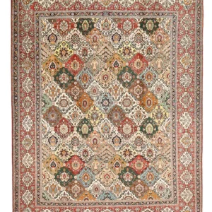 Tapete Persa - Tabriz - 390 x 293 cm - multicolorido